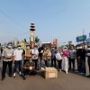 IJP Lampung Bagikan 3.000 Masker kepada Pengendara di Tugu Adipura
