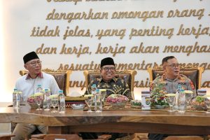 Tingkatkan Sinergitas dalam Rangka Dukung Pembangunan Lampung, Pj. Gubernur Samsudin dan Forkopimda Gelar Silaturahmi Bersama Gubernur dan Wakil Gubernur Lampung Terpilih 2025-2030