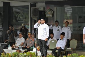 Jadi Pembina Upacara Hari Amal Bakti Kemenag ke-79, Pj. Gubernur Samsudin Sampaikan Amanat Menteri Agama Nasaruddin Umar