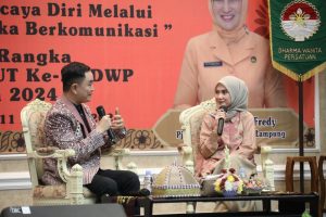 Pj. Ketua TP PKK Ibu Maidawati Retnoningsih Samsudin Buka Seminar dalam Rangka HUT Dharma Wanita Persatuan ke-25, Ajak Para Ibu Berkontribusi Nyata dalam Pembangunan Daerah