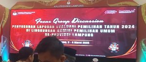 KPU Lampung Gelar FGD di Tengah Instruksi Efisiensi Anggaran Presiden