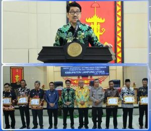 BUPATI LAMPUNG UTARA PIMPIN RAPAT KOORDINASI OPTIMALISASI PENDAPATAN ASLI DAERAH (PAD)