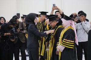 Wagub Jihan Nurlela Hadiri Sidang Senat Terbuka Pengukuhan 15 Guru Besar UIN Raden Intan Lampung 