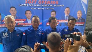 Edi Irawan Tepati Janji, DPD Demokrat Lampung Kini Miliki Kantor Sendiri 