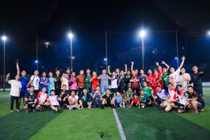 KPU, Bawaslu dan Pewarta Bangun Sinergi Lewat Fun Match Mini Soccer