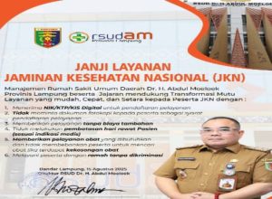 RSUD Dr. H. Abdul Moeloek Perkuat Komitmen Layanan dan Kolaborasi BPJS Kesehatan di Tahun 2025