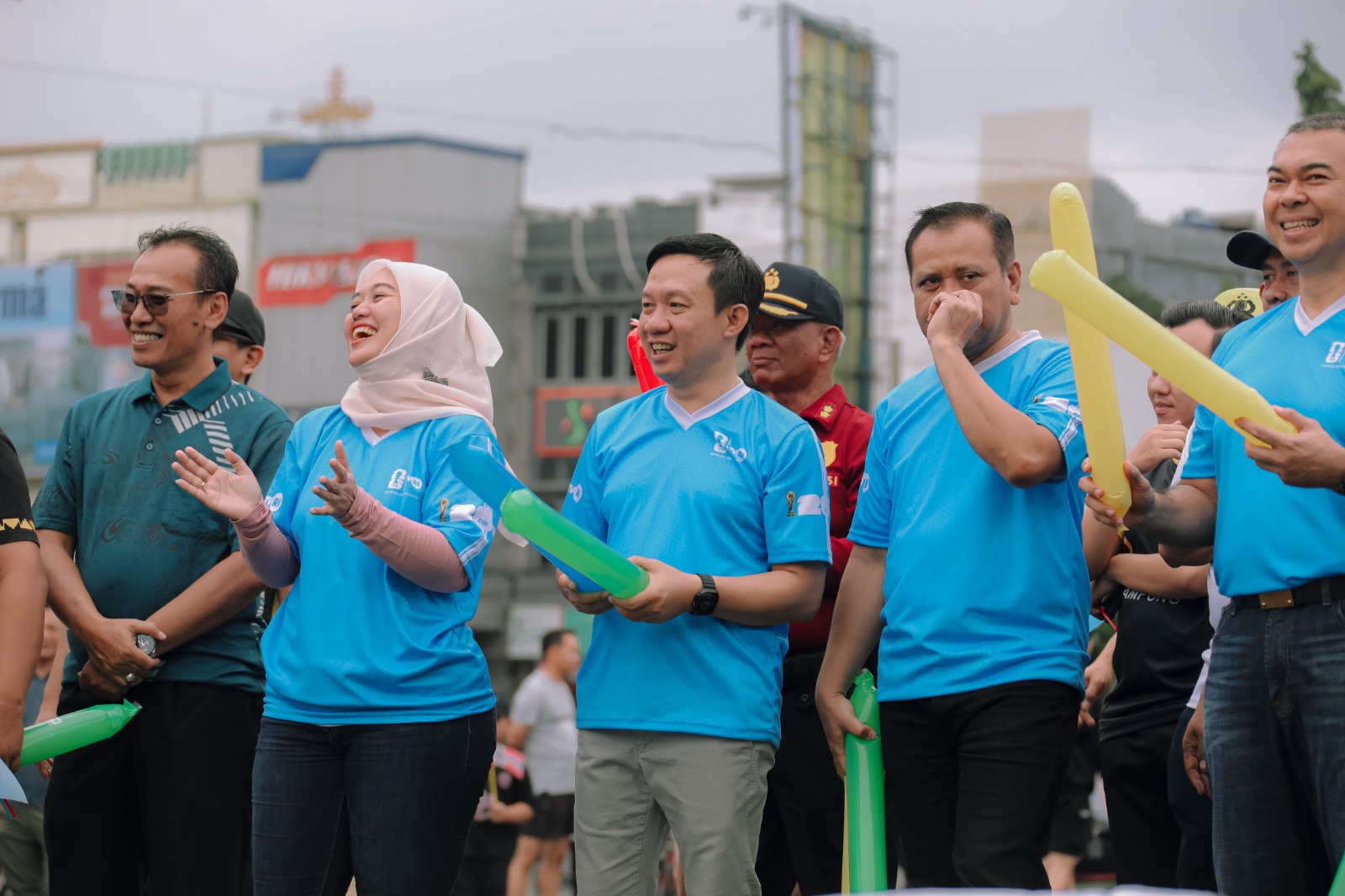 Sekdaprov Marindo Kurniawan Lakukan Kick Off untuk Acara Siaran Piala Dunia 2026 yang Diselenggarakan TVRI Lampung