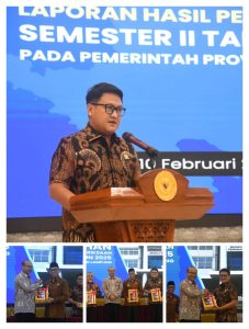 Ketua DPRD Provinsi Lampung Hadiri dan Berikan Sambutan pada Penyerahan LHP BPK RI