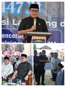Ketua DPRD Lampung Pimpin Safari Ramadhan di Metro, Perkuat Silaturahmi dan Sinergi Pembangunan