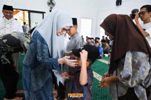 Santunan Anak Yatim dan Tausiyah Warnai Peringatan Isra Mi’raj Nabi Muhammad SAW di Masjid Al Muttaqin Pemda Pesawaran