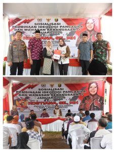 DPRD Provinsi Lampung Dapil I Bandar Lampung Gelar Sosialisasi Pembinaan Ideologi Pancasila.