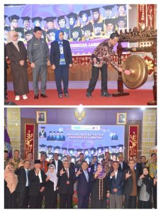 Ketua Komisi V DPRD Provinsi Lampung Hadiri Gelar Wicara Guru Besar FKIP Unila Dies Natalis ke-58