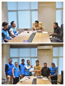 Ketua DPRD Provinsi Lampung, Ahmad Giri Akbar, SE., MM., menerima kunjungan kerja dari PT PLN (Persero) UP3 Tanjung Karang
