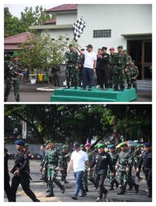 Ketua DPRD Provinsi Lampung, Ahmad Giri Akbar, menghadiri Acara Gerak Jalan dan Upacara Peringatan Hari Juang Infanteri ke-77 Tahun 2025 yang diselenggarakan oleh TNI AD KODIM XXI/Radin Inten