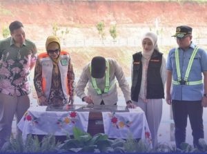 Ketua DPRD Provinsi Lampung, Ahmad Giri Akbar, menghadiri Peresmian Pembangunan Embung di Kemiling, Kota Bandar Lampung
