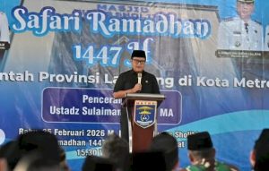 Giri Soroti Percepatan Infrastruktur Metro–Lampung Tengah