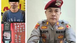 Bravo Satres Narkoba polres pesawaran Berhasil Ungkap pengedar Narkoba Berikut BB 7,76 gram sabu 
