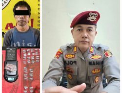 Bravo Satres Narkoba polres pesawaran Berhasil Ungkap pengedar Narkoba Berikut BB 7,76 gram sabu 