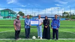 Komitmen Dukung Sarana Olahraga dan Pendidikan Karakter Generasi Muda, BRI Kanca Bengkulu Bangun Lapangan Mini Soccer untuk Yayasan Al-Fida Bengkulu Melalui CSR