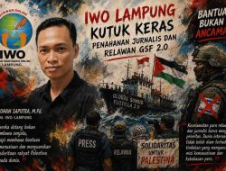 IWO Lampung Kutuk Keras Penahanan Jurnalis dan Relawan GSF 2.0
