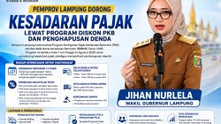 Pemprov Lampung Dorong Kesadaran Pajak Lewat Program Diskon PKB dan Penghapusan Denda