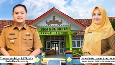 Kadisdikbud Thomas Amirico Dongkrak IPM, SMAN 12 Bandar Lampung Loloskan 243 Siswa ke PTN dan 1 University of Melbourne Australia