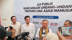 Wamen HAM Mugiyanto Tekankan Partisipasi Publik dalam Revisi UU HAM di Unila
