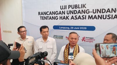 Wamen HAM Mugiyanto Tekankan Partisipasi Publik dalam Revisi UU HAM di Unila