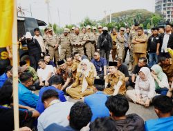 PMII Lampung Gelar Demonstrasi dan Aksi Keranda Mati, Sampaikan Tujuh Gugatan serta Desak DPRD dan Pemprov Gelar RDPU