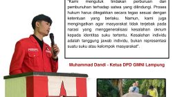 DPD GMNI Lampung: Tragedi Tapir di Mesuji Jangan Menjadi Pemicu Konflik Antar Suku