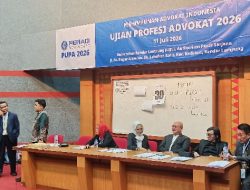 Puluhan Calon Advokat Lampung Ikuti UPA Peradi 2026 secara Serentak