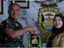 Perkuat Sinergi, Danbrigif 4 Marinir Kunjungi Pemerintah Kota Bandar Lampung
