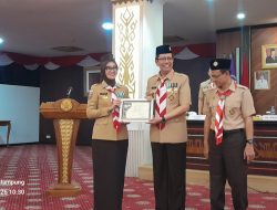 Ketua Kwarda Lampung Lantik Rektor UIN Raden Intan Jadi Kamabigus