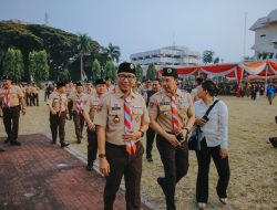 Gubernur Lampung Lepas 598 Pramuka di Jamnas XII 2026