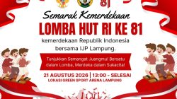 IJP Lampung Gelar Lomba HUT RI ke-81, Wartawan Pemprov Siap Adu Kekompakan
