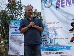 Bengkel Sastra Dibuka Kepala Balai Bahasa, Yozi Rizal: Lemah Peduli Pemprov Lampung
