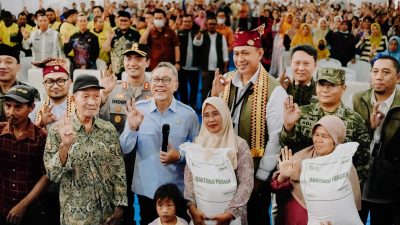 BULOG dan Kemenko Pangan Pastikan Penyaluran Bantuan Pangan Beras Menjangkau Wilayah Selatan Lampung