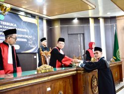 173 Advokat Baru PERADI Lampung Resmi Dilantik, Ali Hasan Jadi Advokat Termuda yang Diambil Sumpah