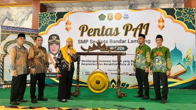 733 Siswa dari 98 SMP Adu Bakat Islami di Pentas PAI Bandar Lampung 2026