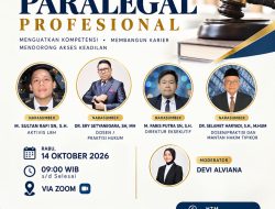 Pendidikan dan Pelatihan Paralegal LABHI-SN dan Setyanegara Institute Digelar 24 Oktober